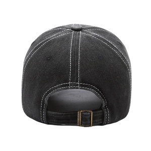 Casquette de baseball brodée style sportif minimaliste, polyvalente, protection solaire, visière incurvée réglable - Product Image 1