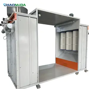 Metal spray powder recycling Two-side assembly line spraying equipment