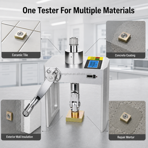 Tester di Adesione per Piastrelle 10kN, Misuratore Digitale Portatile di Resistenza per Ispezione di Mosaici in Ceramica e Pareti Esterne - Product Image 3