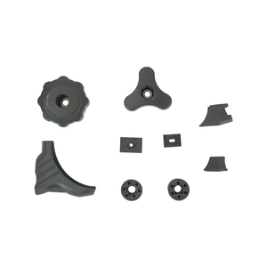 Pièces de <span class=keywords><strong>ventilateur</strong></span> industrielles noires avec inserts filetés en métal pour l'entretien du système de ventilation et les composants de remplacement - Product Image 1