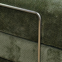 Sofá Cama Plegable 4 en 1 de Corduroy sin Estructura, Sofá de Dos Plazas sin Montaje, Sofá Cama Plegable Comprimido
