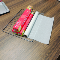 Papier sulfurisé biodégradable non blanchi, enduit de silicone, résistant à la chaleur, antiadhésif, pour four et emballage