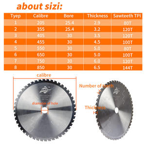 Lames de <span class=keywords><strong>scie</strong></span> <span class=keywords><strong>circulaire</strong></span> industrielles en acier rapide blanc 12 pouces 80T, disques de coupe de bois multi-usages anti-vibration, qualité OEM supérieure - Product Image 6