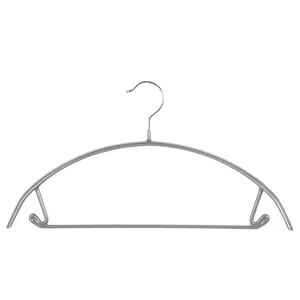 Strong PVC Coated Wire Metal Hanger Non Slip Non Bulging Clothes Hanger