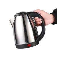 Bouilloire électrique 2L en acier inoxydable, usage quotidien, bouilloire de voyage, appareil de cuisine, chauffe-eau, bouilloire électrique