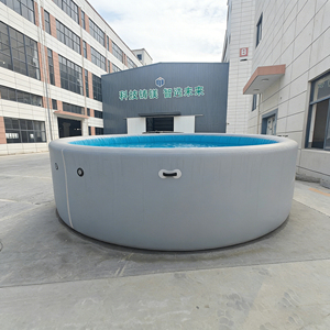 <span class=keywords><strong>Piscine</strong></span> gonflable de qualité commerciale, ronde, robuste, avec structure en drop stitch, diamètre <span class=keywords><strong>5m</strong></span> * profondeur 1,2m, pour jardin - Product Image 4