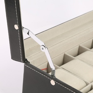 Luxury Jewelry Leather <b>Watch</b> Box <b>Watch</b> Storage Packaging Box Spot Open Window <b>Ring</b> <b>Watch</b> Boxes - Product Image 2