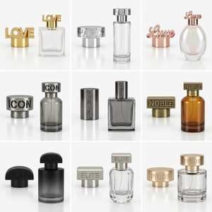 Bouchon de parfum professionnel en alliage de zinc, avec nom 3D, en Zamac, pour bouteilles de vin, finition or poli et argent antique - Product Image 2