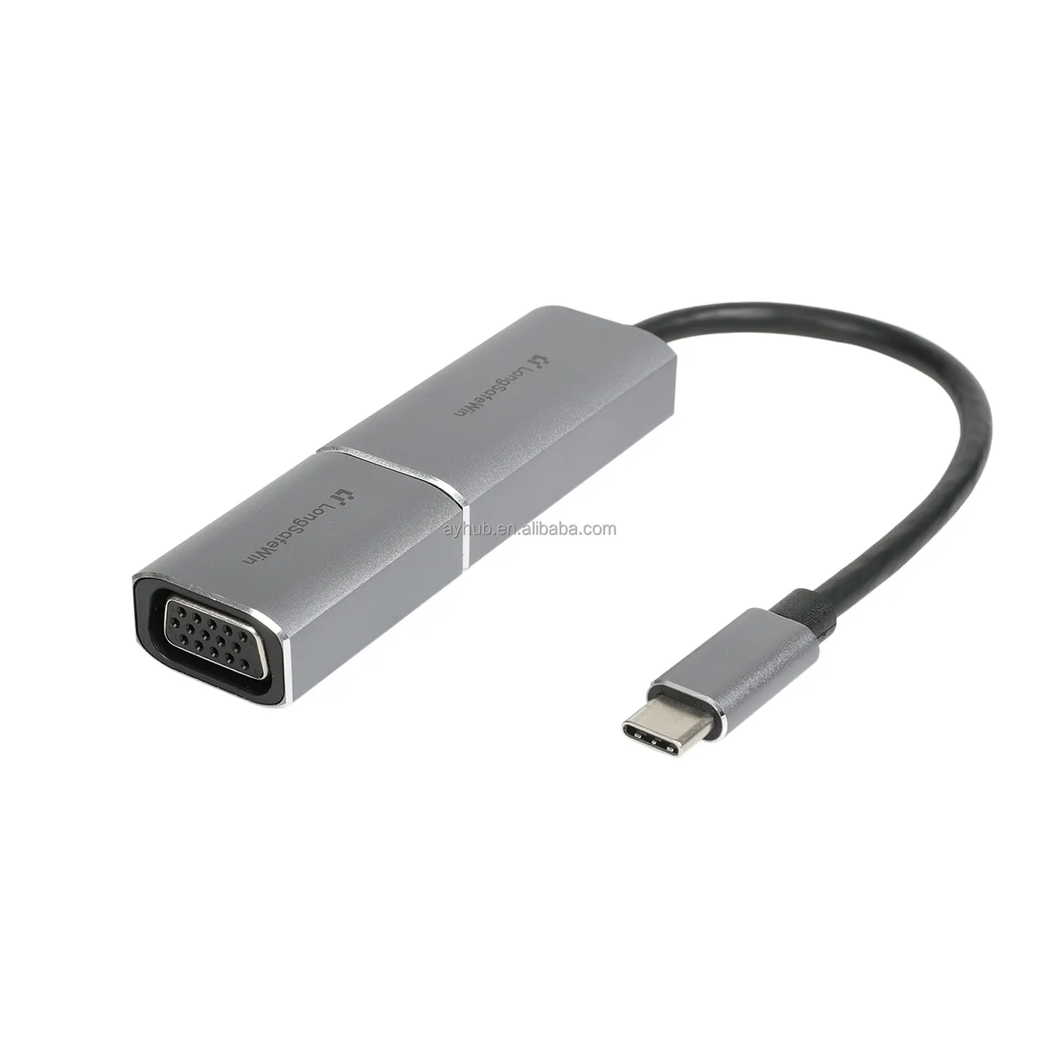 Afneembare 2 In 1 Vga Type C Hub/Adapter Aanpassen Aan Hdml Interface