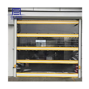 Porte industrielle automatique en PVC à grande vitesse, rapide et rapide, Porte extérieure à volet roulant à distance pour l'intérieur des entrepôts - Product Image 2