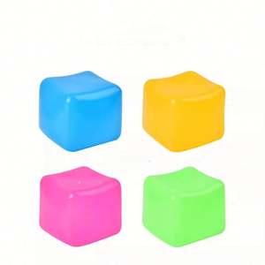 Hot Selling Ice Cube Squishy Toys Square Shape Cube Stress Relief <b>Squeeze</b> <b>Ball</b> Sensory Toys - Product Image 4