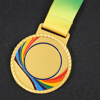 Fábrica personalizada sublimación oro plata cobre en blanco Medallas de premio al por mayor trofeos pedidos a granel para eventos deportivos regalos corporativos