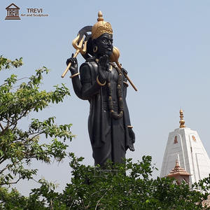 Outdoor grande dio indù Shani scultura religiosa Sani Dev statua in marmo - Product Image 3