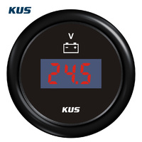 KUS SEA-V Seri 52mm 9~32V Voltmeter Digital 12V/24V untuk Kapal Universal