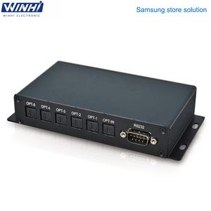 Solution de magasin <span class=keywords><strong>Samsung</strong></span> : <span class=keywords><strong>Lecteur</strong></span> audio de démonstration pour la vente au détail avec sortie optique (TOSLINK) - Vidéo <span class=keywords><strong>4K</strong></span> et audio haute résolution pour salles d'écoute - Product Image 1