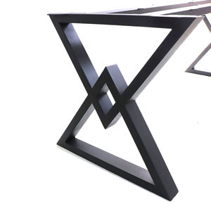 <strong>Table</strong> <strong>Bases</strong> Modern Industrial Round Restaurant X Legs Steel Cast Iron Frames Coffee Dinning Dining Metal <strong>Table</strong> <strong>Bases</strong> for <strong>Table</strong> - Product Image 2