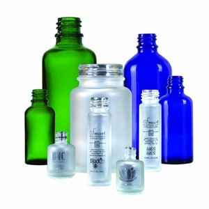 4 OZ <strong>COBALT</strong> <strong>BLUE</strong> BOSTON ROUND GLASS BOTTLE WITH 22MM FINISH - Product Image 3