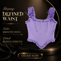 Corset Bustier en Satin pour Femme, à Lacets, avec Baleines, Effet Push-up, pour Tenue de Scène et Gaine Amincissante