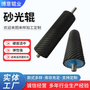 ลูกกลิ้งขัดเงาโลหะแบบมีร่องเกลียวเคลือบยาง Bo Yi ความแข็ง 35 Shore - Product Image 4