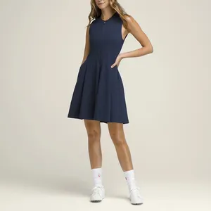 2023 nouvelle robe tennis jupes personnalisé fille une pièce fitness athlétique entraînement sport yoga tennis robe costumes porter pour les femmes