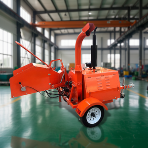 CE EPA EURO <strong>S</strong> Certification Powerful 40-HP Diesel Engine jockey Wheel Easy Move Hydraulic Feeding System Wood <strong>Chipper</strong> - Product Image 1