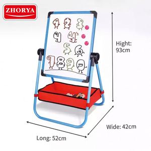 กระดานวาดภาพแม่เหล็กสองด้านแบบพับได้ Zhorya สำหรับเด็ก - Product Image 6