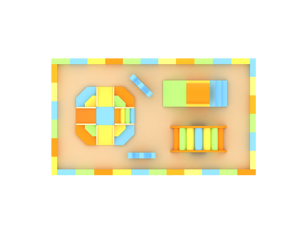 Peralatan Bermain Lunak Dalam Ruangan untuk Anak Usia 3-12 Tahun, Memanjat dan Bermain di Taman Bermain Dalam Ruangan yang Aman dan Menarik - Product Image 3