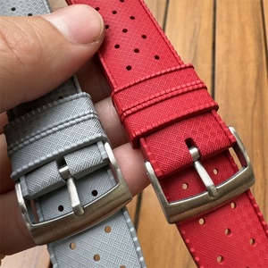 <span class=keywords><strong>Bracelet</strong></span> de montre en caoutchouc fluoré FKM à dégagement rapide 20mm 22mm <span class=keywords><strong>Bracelet</strong></span> de plongée sportive - Product Image 2