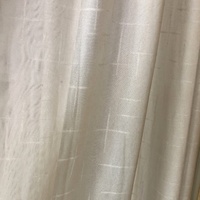 Tissu en filet blanc à vagues douces de 280 cm de largeur 100% gaze transparente en polyester pour rideaux pour enfants