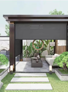 Newhoo WR110-63 - Store banne motorisé extérieur intelligent WiFi Tuya, rétractable, pare-soleil et coupe-<span class=keywords><strong>vent</strong></span> pour pergola - Product Image 2