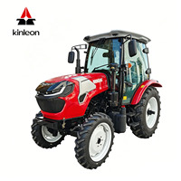 Tracteur agricole multifonctionnel compact à moteur diesel 4x4, 50-100 CV, avec charrue, herse et semoir, certifié CE