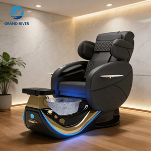 Sillón de Pedicura de Diseño Original, Lujoso, con Masaje por Airbag, Spa de Manicura, Sillones de Pedicura con Spa de Pies Magnético Personalizado con Bomba - Product Image 2