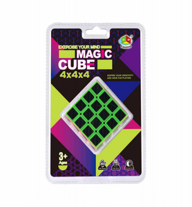 Cubet Magic Cube 4x4x4, jouet de puzzle en plastique pour enfants de 3 ans et plus, unisexe - Product Image 1