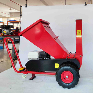 Broyeur de jardin électrique 220V de qualité professionnelle avec roues, prise européenne, démarrage électrique pour le broyage des branches et de la paille - Product Image 2