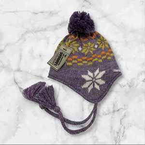 Winter Knitted Hat Fashion <b>Beanie</b> Hat with - Product Image 3