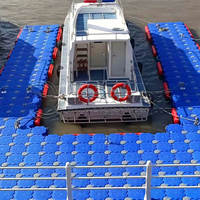 Prix d'usine en plastique Marina Floating Dock Cubes de ponton en plastique de haute qualité pour yacht et bateau