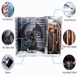 9000 Btu ~ 24000 Btu Solar-Split-Preis Panel angetriebene Klimaanlage Hybrid-Solarzelle Klimaanlage für Zuhause - Product Image 6