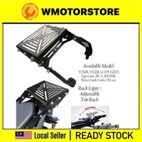 Porte-bagages pliable réglable personnalisé pour moto LC135