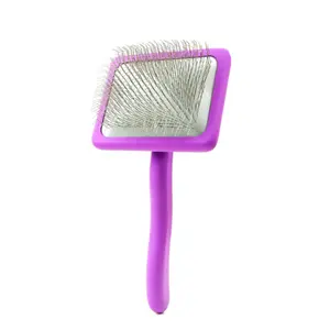 2024 New Pet Grooming Long Pin Wood Dog Brush For Long Haired Dogs Dog Slicker Brush For Goldendoodle Labradoodle All Doodle Mix