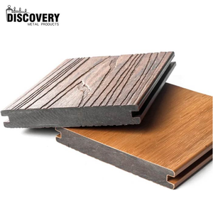 Planches de terrasse <span class=keywords><strong>en</strong></span> <span class=keywords><strong>bois</strong></span> naturel WPC protégées contre les UV <span class=keywords><strong>et</strong></span> à faible entretien, parfaites pour les espaces extérieurs - Product Image 4