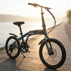 MTBGO Bicicleta Plegable de 20 Pulgadas, Tradicional, 3sixty, para Adultos, Cuadro de Acero, Mini, Ligera, Color <span class=keywords><strong>Menta</strong></span>, para Hombre - Product Image 4