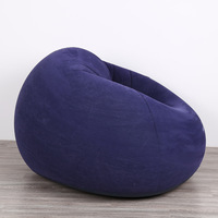 Canapé gonflable pliable portable, canapé paresseux pour soirées cinéma en plein air, camping, fauteuils gonflables en forme de pouf