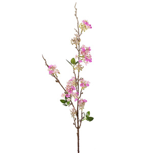 Flor Artificial de Seda con Estampado Floral Pequeño, Alta Simulación, Plástico, Decoración para Bodas y Hogar, 56g QH-55069 - Product Image 4