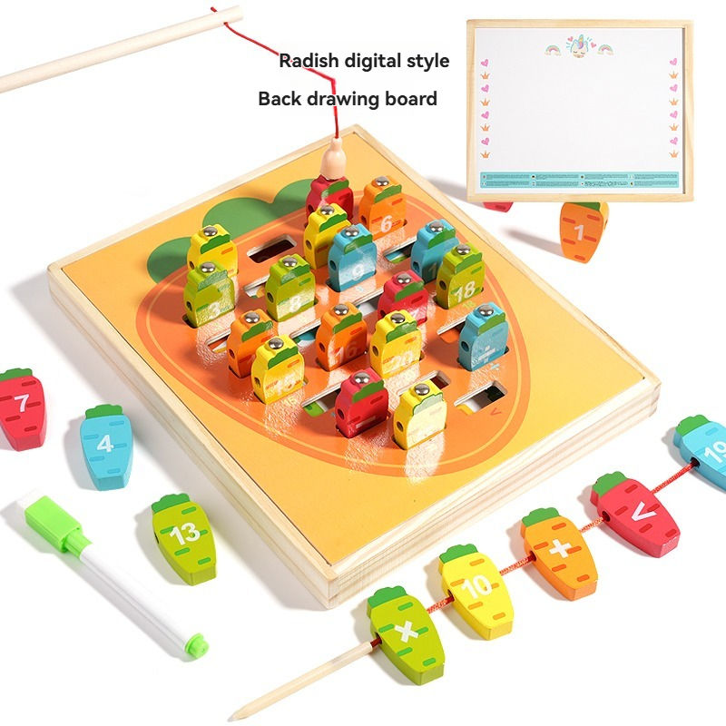 Caja de múltiples funciones digital 9-in-1 de la zanahoria