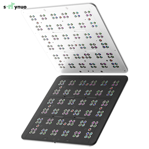 KASSRAY Série <span class=keywords><strong>T</strong></span> Panneau lumineux plat pour coraux, LED CREE, corps en aluminium, produit pleine taille, alimentation Meanwell pour aquarium de récif corallien marin - Product Image 1