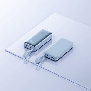 Batterie externe portable 10000 mAh avec sortie Type-C 22,5 W, charge rapide, affichage numérique LED et câble inclus (également disponible en 20000 mAh) - Product Image 4