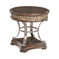 Table console en bois massif sur mesure de luxe avec accents dorés sculptés à la main et plateau en marbre, design traditionnel pour salon et salle à manger