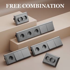 Prise murale électrique de type français standard Euro Prise UE évaluée à 16A pour l'utilisation de la prise électrique - Product Image 2