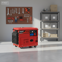 10KVA XGY-10 Mobiler Einphasen-Generator 200A 400V/230V/220V 50/60Hz 24V DC Start Wassergekühlt 1800 U/min ATS Schalldämpfendes Gehäuse