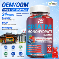 Complément de récupération musculaire à absorption rapide, BCAA, électrolytes, créatine en gommes 5000 mg pour l'hydratation après l'entraînement